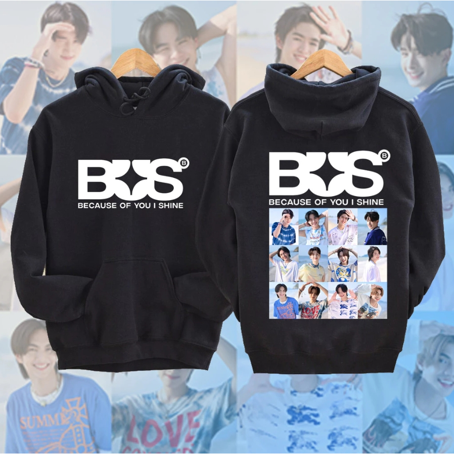 Hoodie M-3xl Bus Because of You I Shine เสื้อฮู้ดแขนยาวและ ผ้าCotton ผ้าคลุมศีรษะ