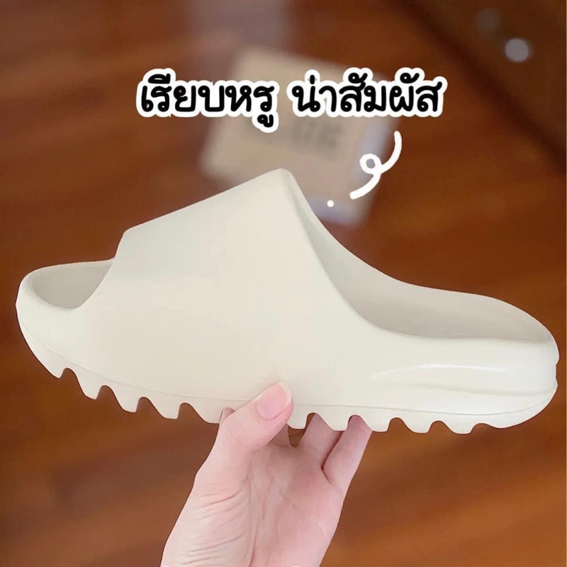 🔥รองเท้าแตะ SLIDE พร้อมกล่อง สวยตรงปก ผิวหยาบ ปั๊มโลโก้ มีป้าย✅
