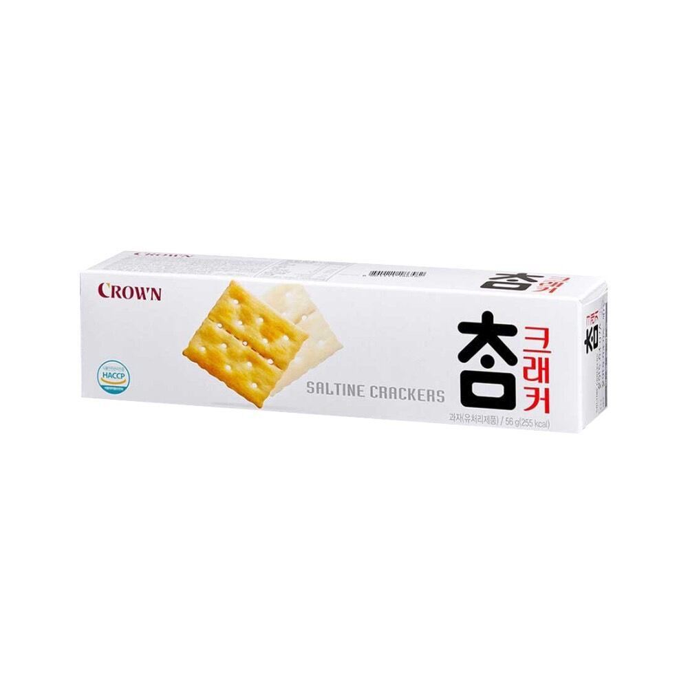 [ของแท้] 참크래커 Crown Saltine Crackers (แครกเกอร์) 56g