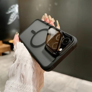 เกราะป้องกันบานใหญ่ Magnetic Case For iPhone 17 16 15 14 13 12 11 Promax Pro Plus เคสกันกระแทก เคสไอโฟน
