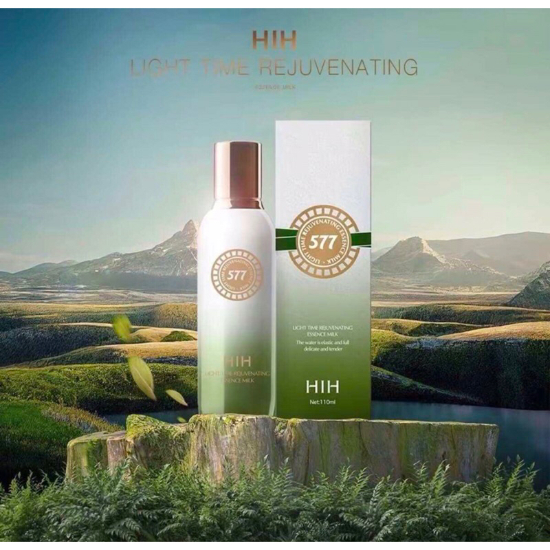 NEW HIH LIGHT TIME 577 REJUVENATING ESSENCE MILK(ของแท้100%)น้ำนมเข้มข้นบำรุงผิวเร่งด่วน