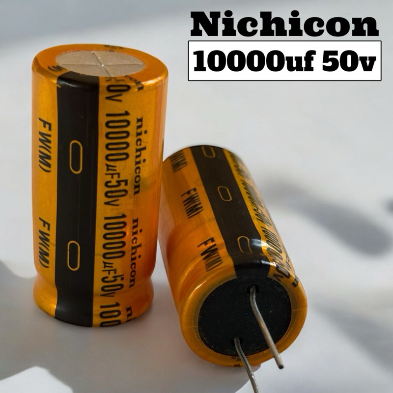 nichicon FW 10000uf 50v คาปาซิเตอร์