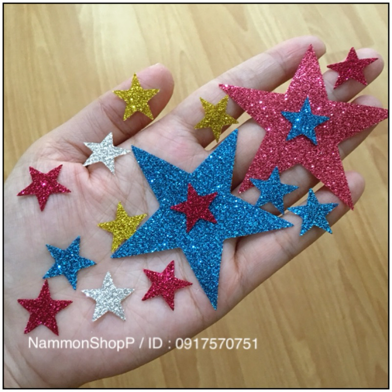 ตัวรีดรูปดาว กลิตเตอร์