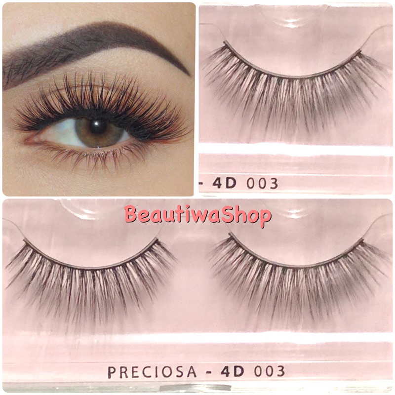 ขนตาปลอม Preciosa รุ่น 4D Nature Clear ขนตา 4 มิติ รูปที่ 7