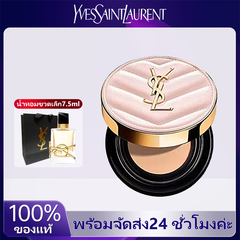 คูชั่นYSLขายดี YSL LE CUSHION ENCRE DE PEAU 14g ปกปิดดี รองพื้นYSLสวยงาม
