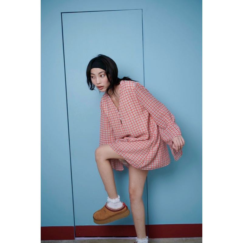 VANICK - Venice mini dress in pizza