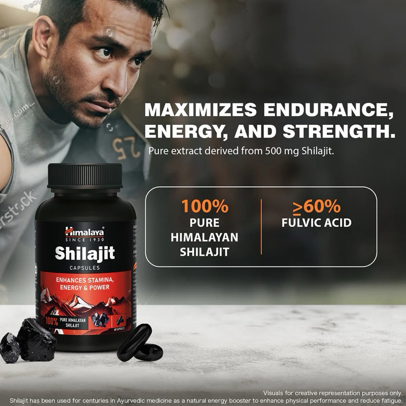Himalaya Shilajit 60 Capsules 🇮🇳