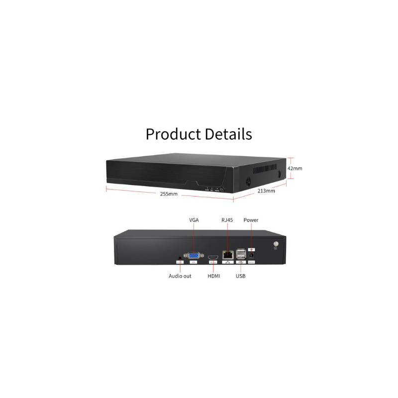 VSTARCAM NVR N3216L 16Channel (Network Video Record) กล่องสำหรับบันทึก VIDEO จากกล้อง IP (Black)  สินค้าใหม่เข้ามาแล้ว - รูปที่ 6