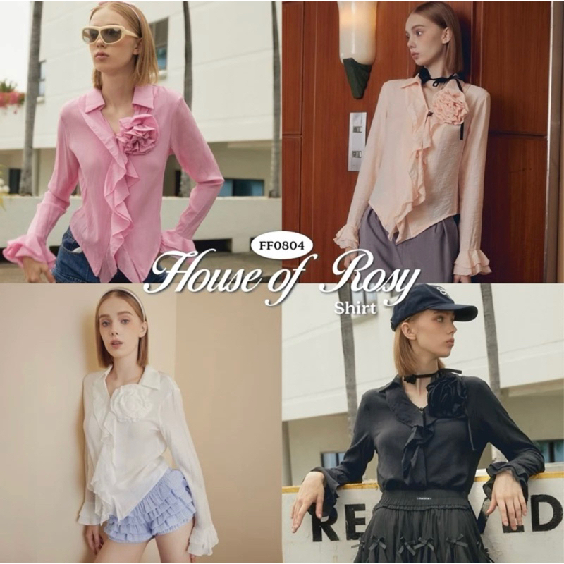 Flat2112 : house of rosy shirt FF0804