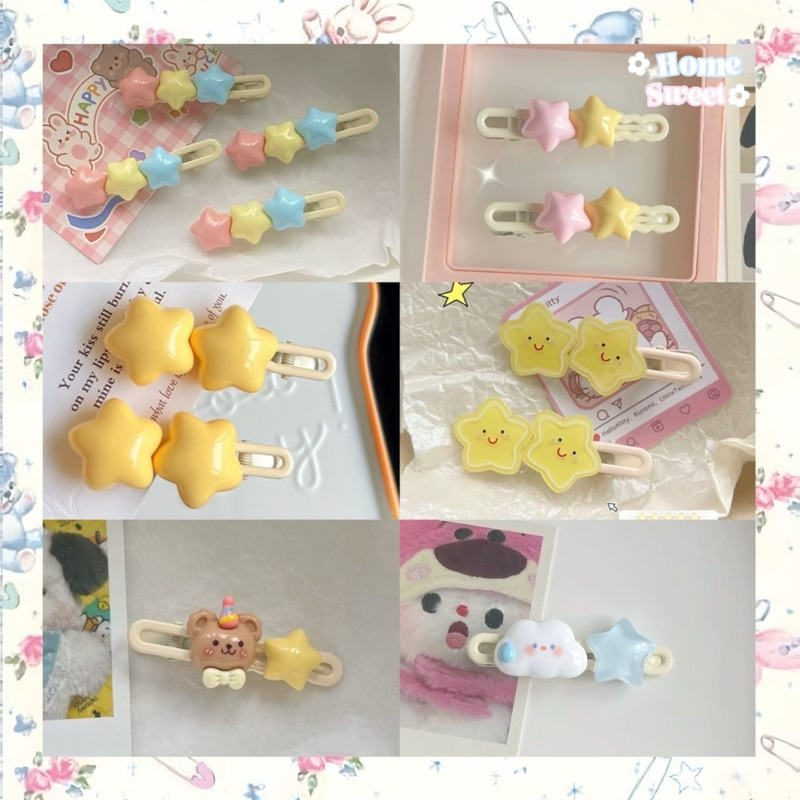 สินค้าพร้อมส่ง!! กิ๊บดาวปุ๊กปิ๊กน่ารัก