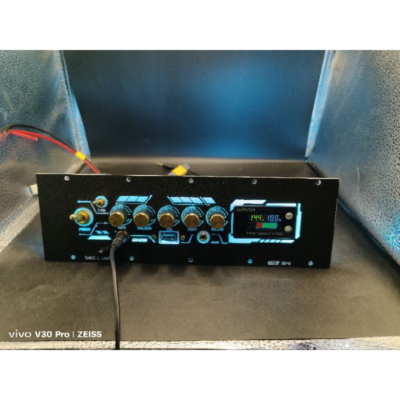 ชุดเพลท AS21P  โม ไม่ย้ายสาย วัดแบตดิจิตอลมีไฟled มีusb