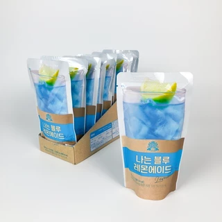 น้ำถุงเกาหลี ICE TEA สำเร็จรูปเครื่องดื่ม น้ำผลไม้เกาหลี Korean Drink รส Peach Blueberry 아이스