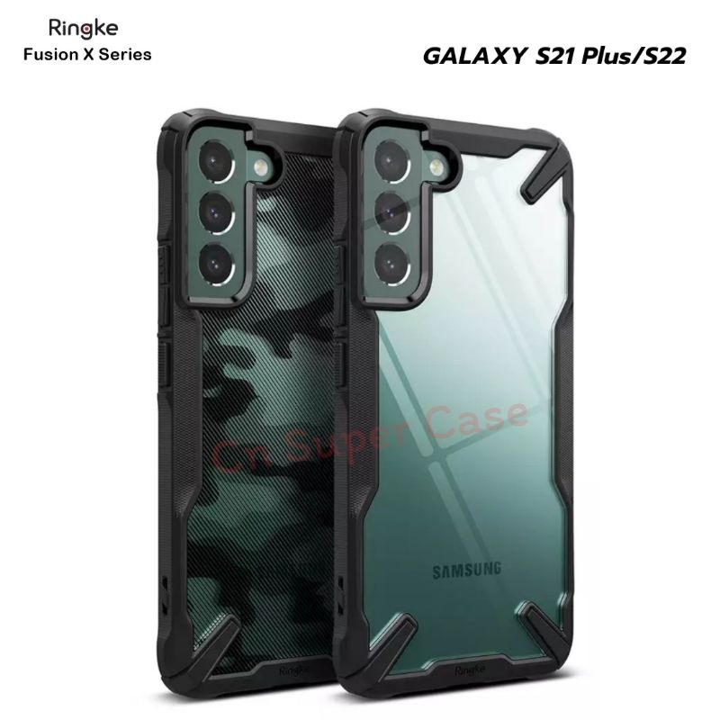 Ringke Fusion-X เคส Samsung S22/S21 Plus เคสกันกระแทก ขอบยาง TPU [ ส่งทันทีจากไทย ]