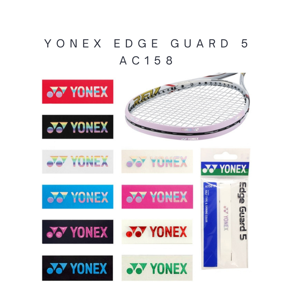 Yonex Edge guard 5 For Tennis AC158 (3 pieces)/ AC158-1P (1 piece)