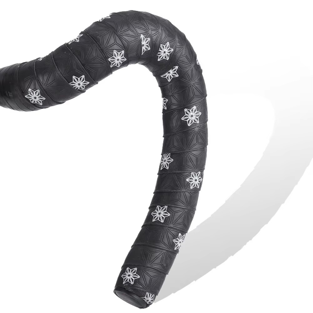 ผ้าพันแฮนด์ เทปพันแฮนด์จักรยาน SUPER STICKY KUSH TAPE GALAXY WHT PRINT/ANO BLK PLUGS - รูปที่ 2