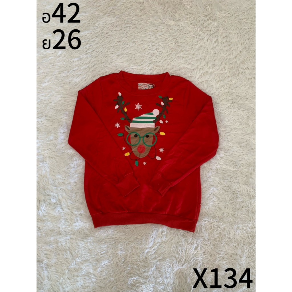 รหัส X101-140เสื้อสเวตเตอร์ครสมาสแขนยาว ราคาถูก เลือกตัวได้  ใส่กันหนาว