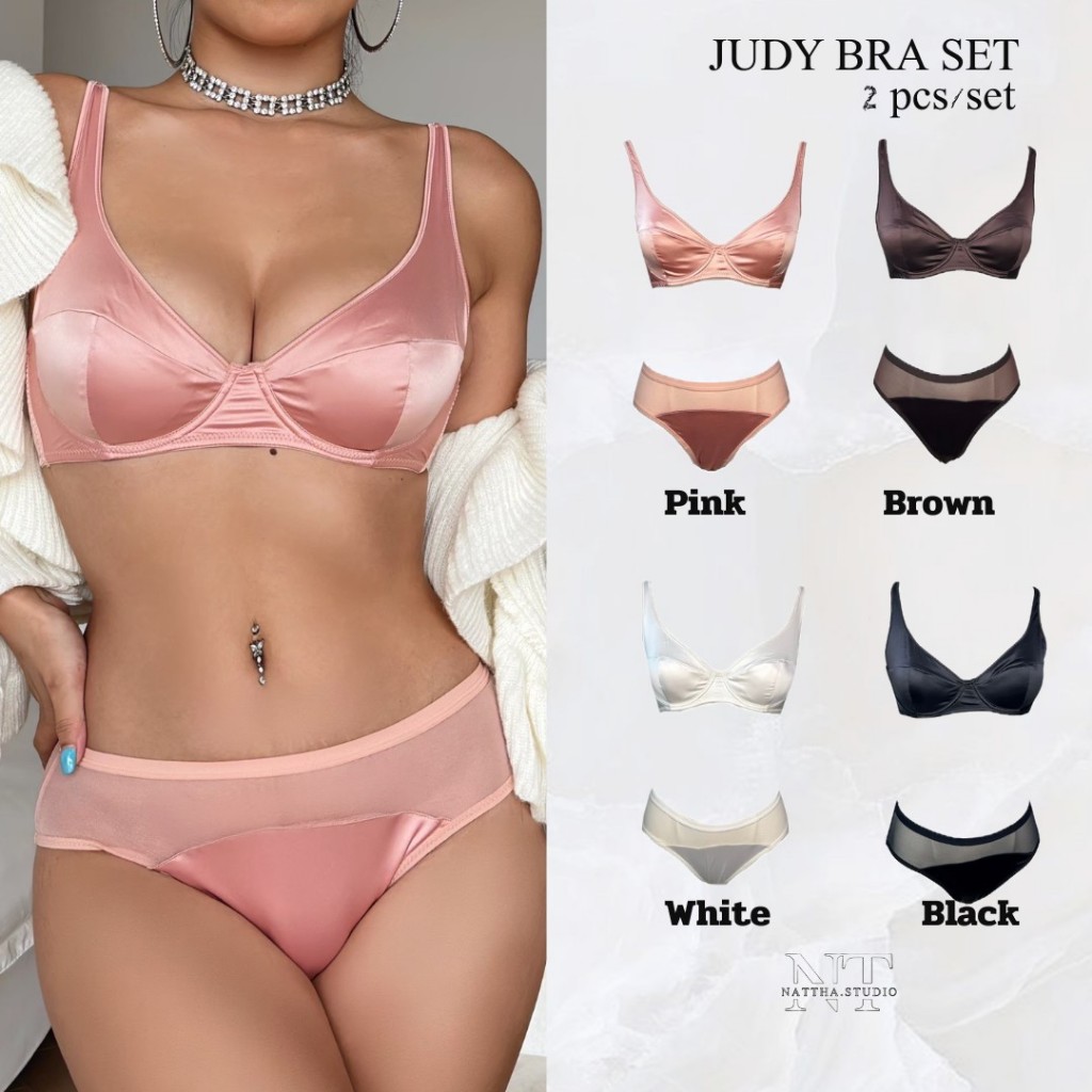 Nattha.Studio/ Judy bra set 5526# **เฉพาะเสื้อใน + กางเกงชั้นใน