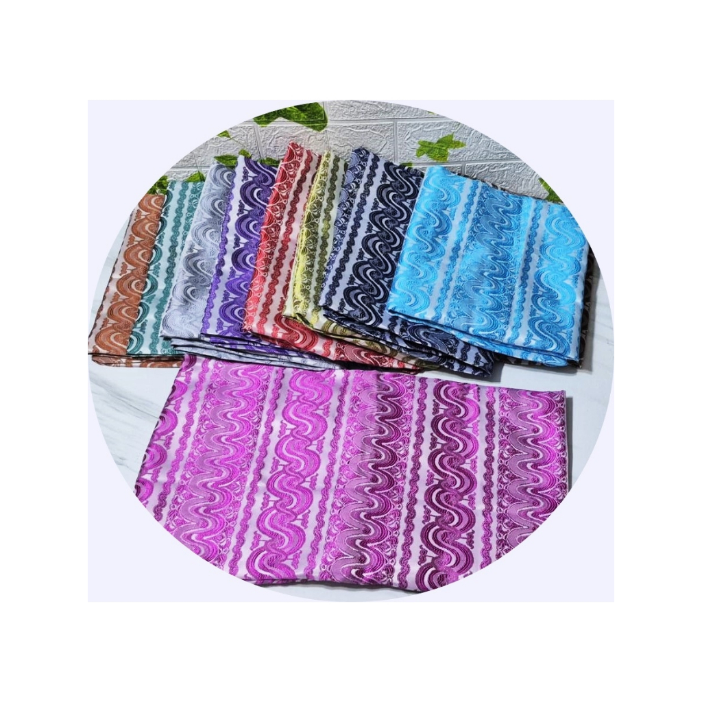 BY ผ้าถุง ปักลาย เนื้อผ้าหนา ผ้าถุงป้าย เย็บสำเร็จ แบบตะขอ มี 3 size 24"-34" ขายเฉพาะ ผ้าถุง มีให้เลือก 10 สี