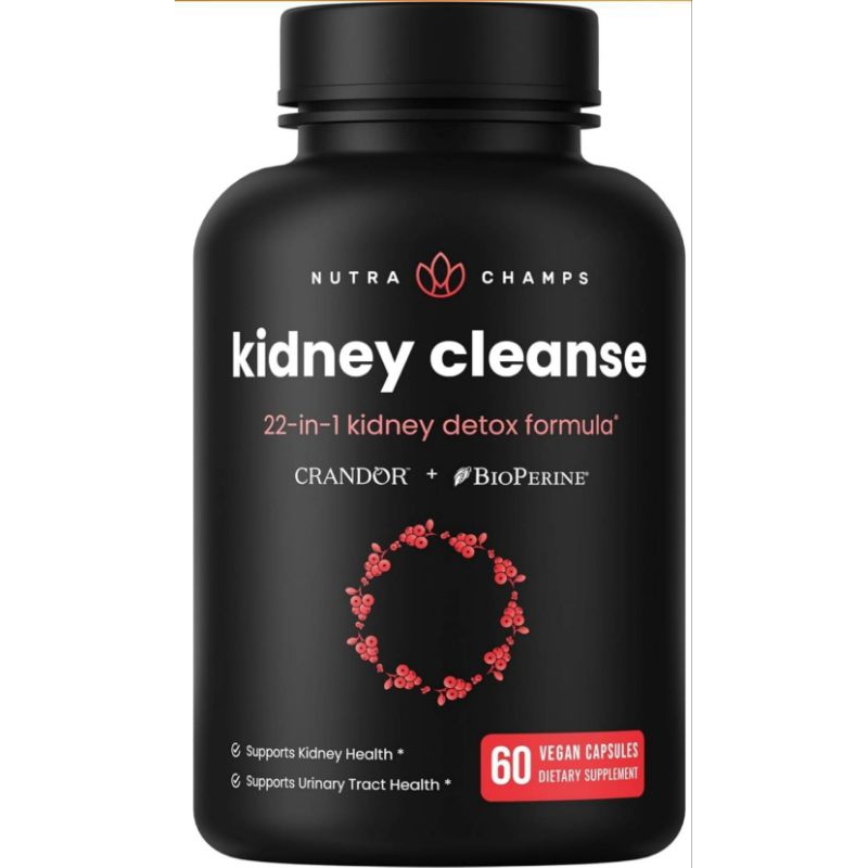 💥พร้อมส่ง💥Kidney Cleanse Detox & Repair, 60 แคปซูล