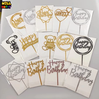 ป้ายท็อปเปอร์ Happy Birthday น่ารัก ปาร์ตี้วันเกิด