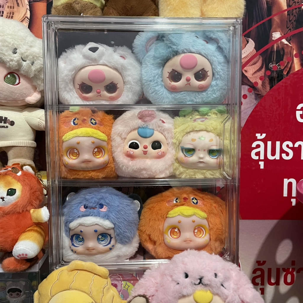 Labubu กล่องโมเดล ล่องใส กล่อง ตู้ใส่โมเดล ตู้โชว์ กล่องผนังแขวน กันฝุ่นกัน ความชื้น ส่งไ ใส สามารถแขวนบนผนังได้