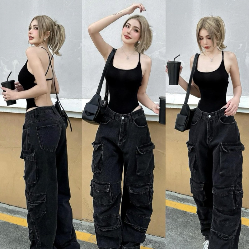 ( ลดเพิ่ม 100.- กรอกโค้ด "HYPDEC") HH540 Brooklyn Black Denim (890.-)