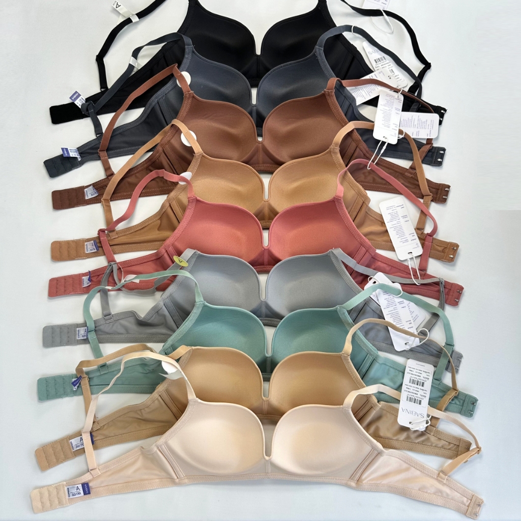 รหัส HBHN1005 HBHN1006 SABINA BRALESS เสื้อชั้นใน Invisible Wire (ไม่มีโครง) รุ่น Habpy Push VIP