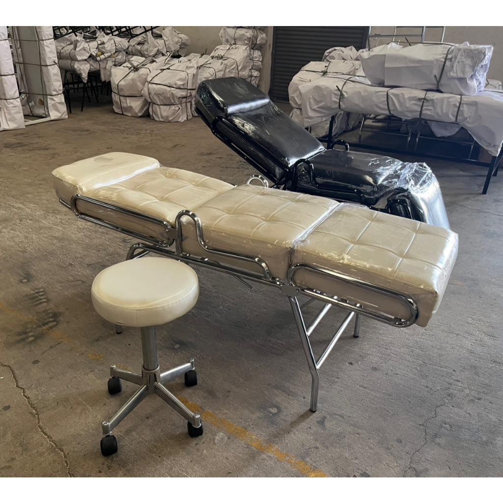 เตียงกลไกสักคิ้ว  เตียงสักตัว  เตียงนวดหน้า เตียงทำหน้า เตียงแต่งหน้า+เก้าอี้ช่าง  เตียงสปา เบาะหนา ราคาโรงงาน  ดีและถูก