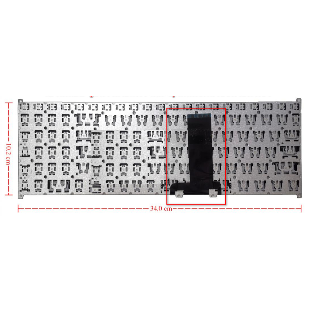 คีย์บอร์ด เอเซอร์ Keyboard Acer Aspire 7 A715-42G A715-74 A715-74G A715 sv05t_a72b N19C1