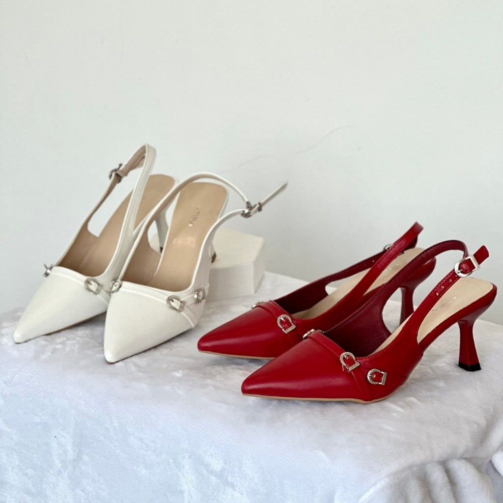 Atipashop - FIRST IM ATIPA SHOES รองเท้าส้นสูง ทรงหัวแหลม ส้นสูง 3 นิ้ว