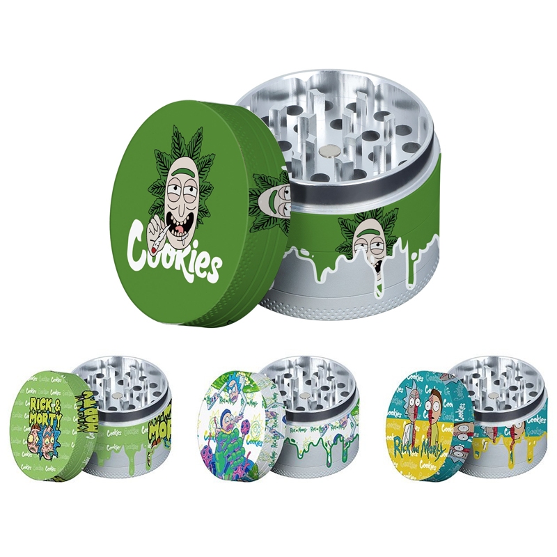 ที่บดสมุนไพร Herb Grinder 50mm 4 ชั้น ที่บดสมุนไพรขนาดพกพา เครื่องบดสมุนไพร เครื่องบดวานิลา