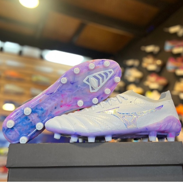 รองเท้า สตั๊ด ฟุตบอล มิซูโน่ Mizuno MORELIA NEO III BETA JAPAN มีปลายทาง ใส่ไม่ได้เปลี่ยนได้ แถมดันทรง ถุงผ้า กล่อง