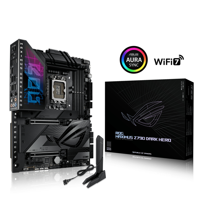 MAINBOARD (เมนบอร์ด) 1700 ASUS ROG MAXIMUS Z790 DARK HERO WIFI (DDR5) ประกันศูนย์ พร้อมส่ง