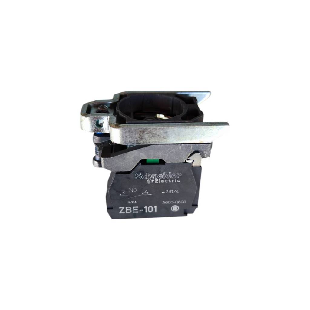 Schneider รุ่น ZB4BZ101 ชิ้นส่วนตัว พร้อมคอนแทคบล็อค 1 NO ใช้งานกับหัวสวิตช์รุ่น ZB4 ของแท้