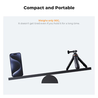 K&F MS10 Selfie Desktop Tripod 33CM For GoPro/DJI/Insta (KF09.133V3)