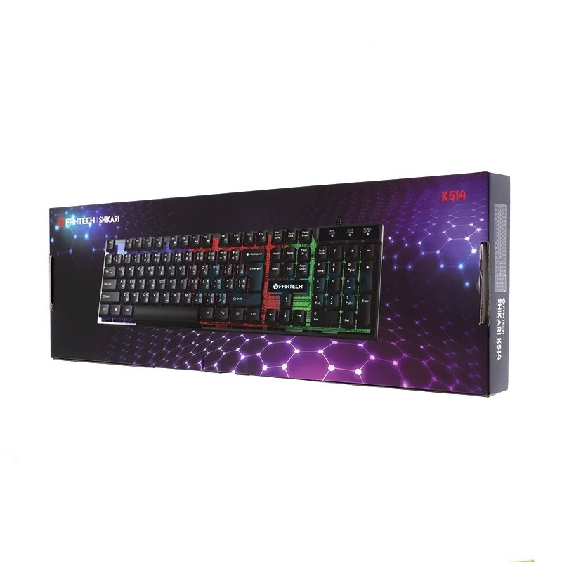 คีบอร์ดมีไฟ Fantech K514 SHIKARI  คีย์บอร์ดเกมมิ่ง Fantech Gaming Keyboard K514