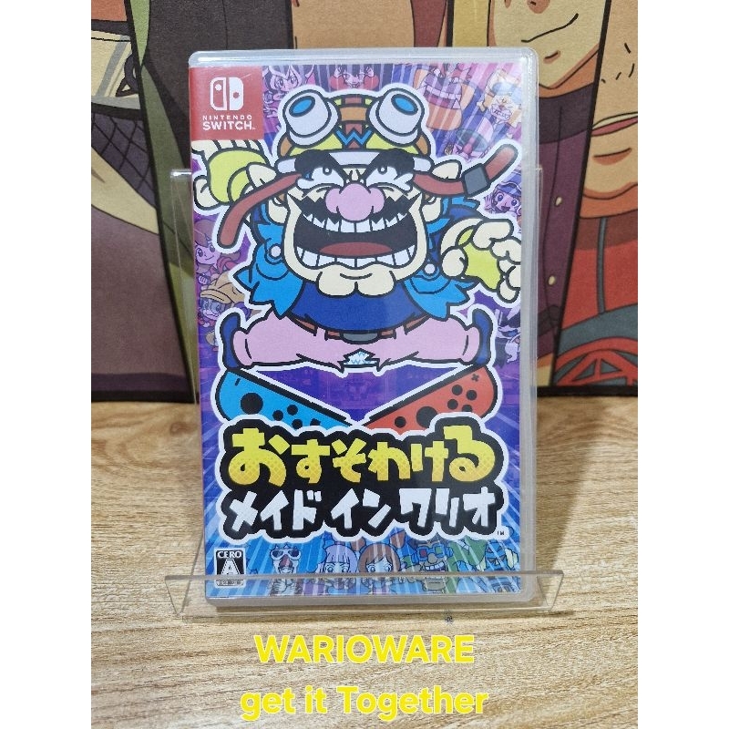 แผ่นเกม Nintendo switch เกม Warioware get it Together