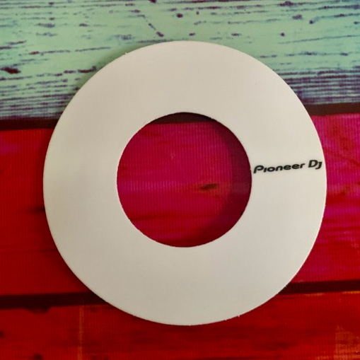 skin jog สีขาว pioneer dj Size "M" สติกเกอร์ ddj sr1,2 ddj rr ddj sx1,2,3 ddj rx 1 ชุดมี 2 ชิ้น