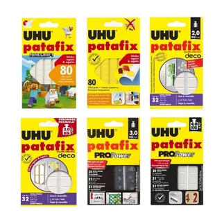 กาวดินน้ำมัน UHU Patafix สีเหลือง, สีขาว และสีดำ