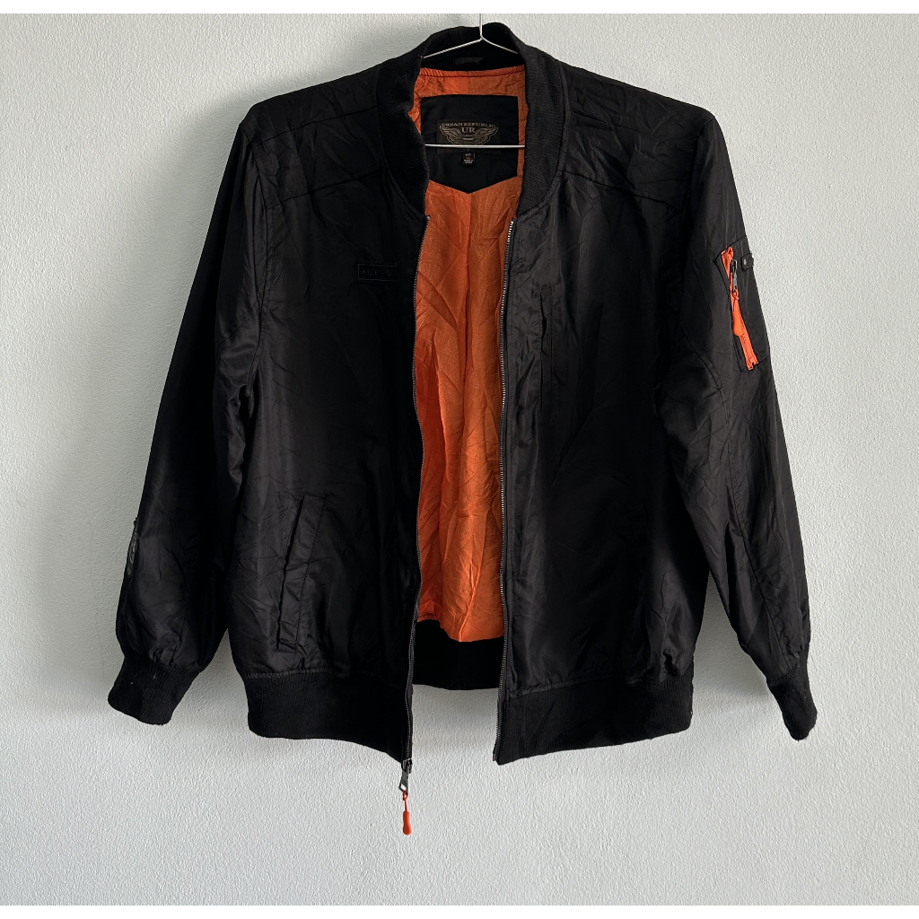 JACKET FLYER'S MAN INTERMEDIATE,MA-1 BLACK URBAN REPUBLIC