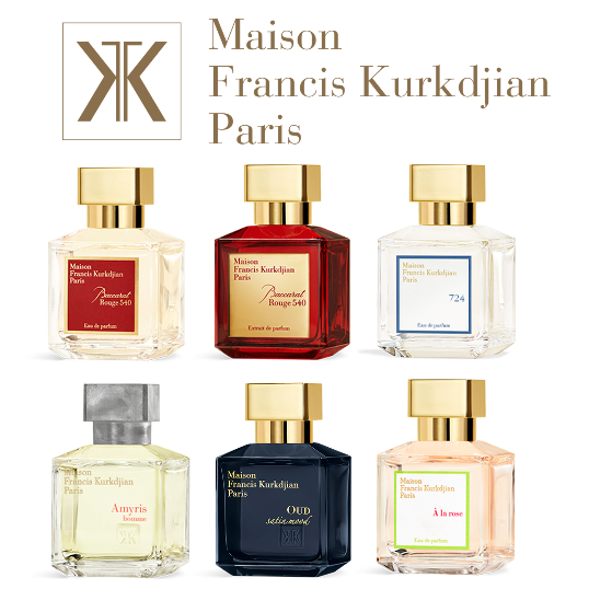 MFK Maison Francis Kurkdjian 70ML - Baccarat Rouge 540 / Amyris homme / Aqua Universalis / Gentle fl