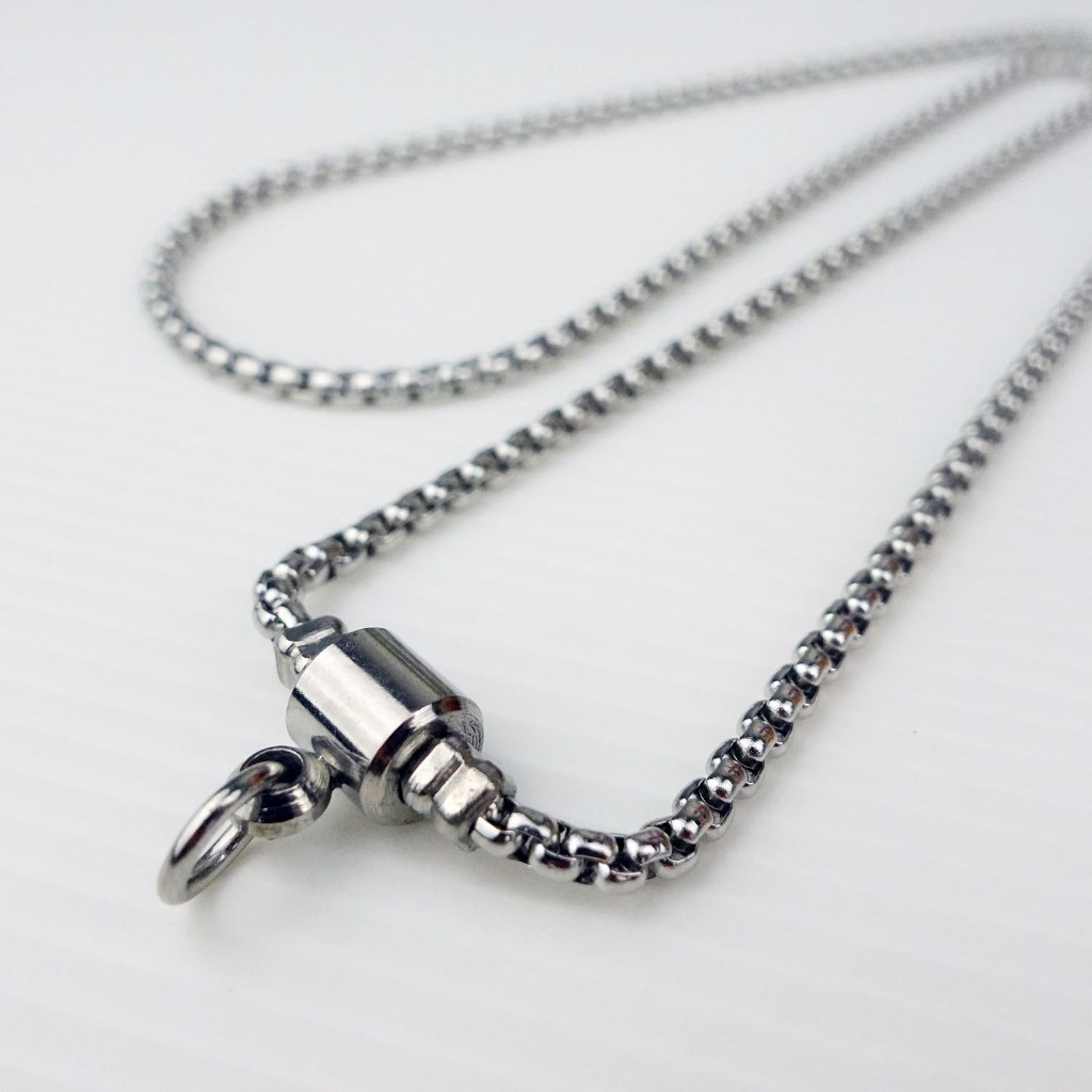 U23 ห้อยหน้า-หลัง ขนาด 3.5 มม. 26 นิ้ว สร้อยคอ แขวนพระ สร้อยสแตนเลส สร้อยพระ stainless necklace - รูปที่ 5