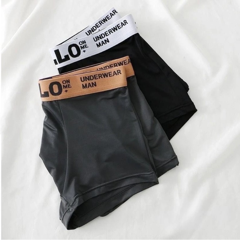 กางเกงในผู้ชาย ขาสั้น กางเกงในบ็อกเซอร์ Boxer เนื้อผ้านิ่ม สวมใส่สบาย ระบายอากาศได้ดี - รูปที่ 2