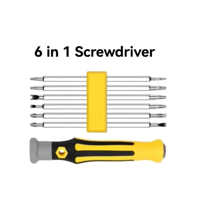 7Pcs Special-shaped Magnetic Screwdriver Security Tamper Proof Drill Bit Pentagonal Torx Screwdriver