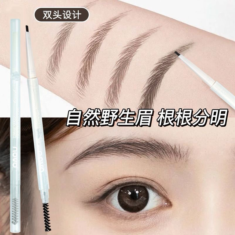 6246 (ใหม่/แท้) NOVO eyebrow pencil ดินสอเขียนคิ้วสลิม เนื้อดี เขียนง่าย ติดทน กันน้ำ กันเหงื่อ - รูปที่ 2