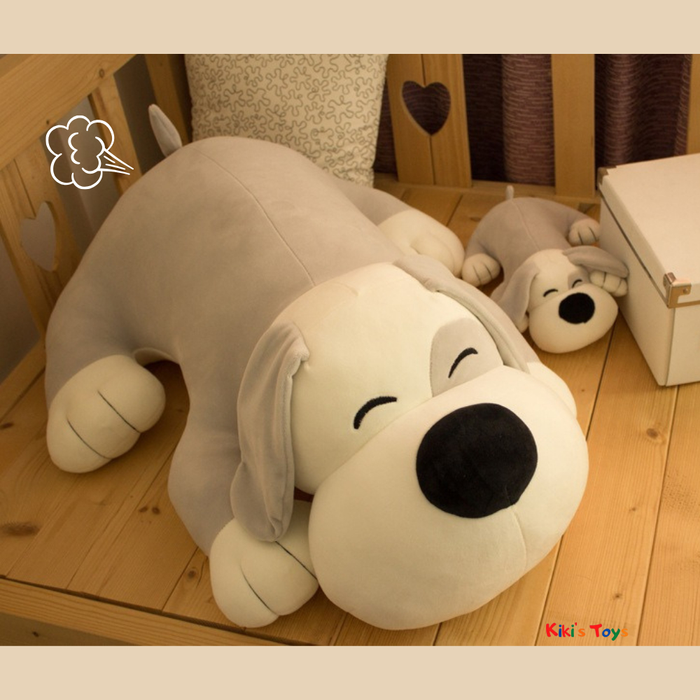 พร้อมส่ง ตุ๊กตาหมา ตุ๊กตาสุนัข ขนนุ่ม มีหลายขนาด รูปที่ 5