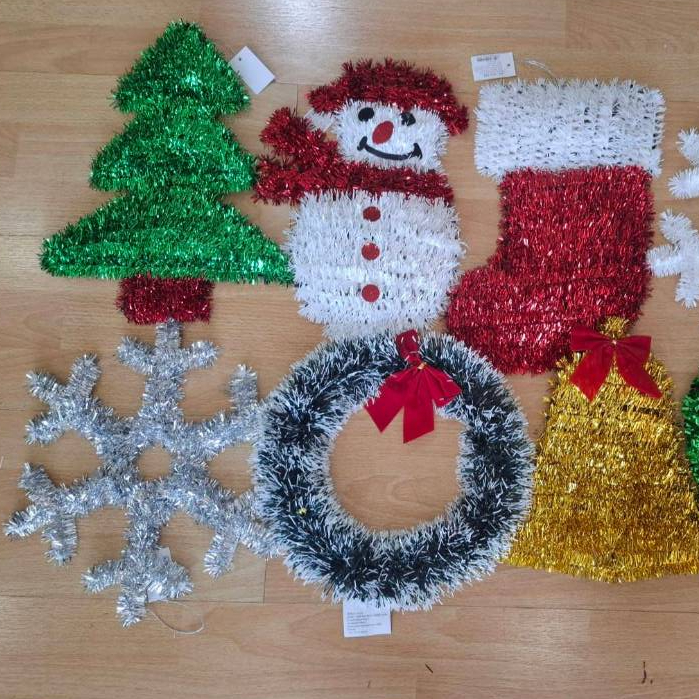 พร้อมส่ง ของตกแต่ง ของตกแต่งคริสต์มาส วันคริสต์มาส ปีใหม่และเทศกาล ติดผนังหรือแขวนได้