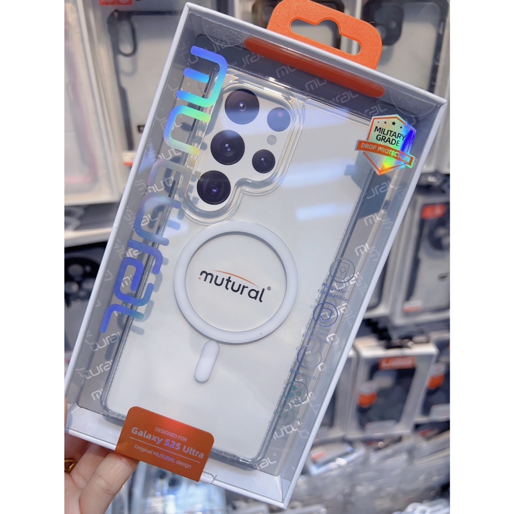 ของแท้💯%ยี่ห้อ MuturalสำหรับS25,S25 Plus,S25 Ultra,S24,S24 Plus,S24 Ultra เคสใสกันกระแทก เคสแม่เหล็ก