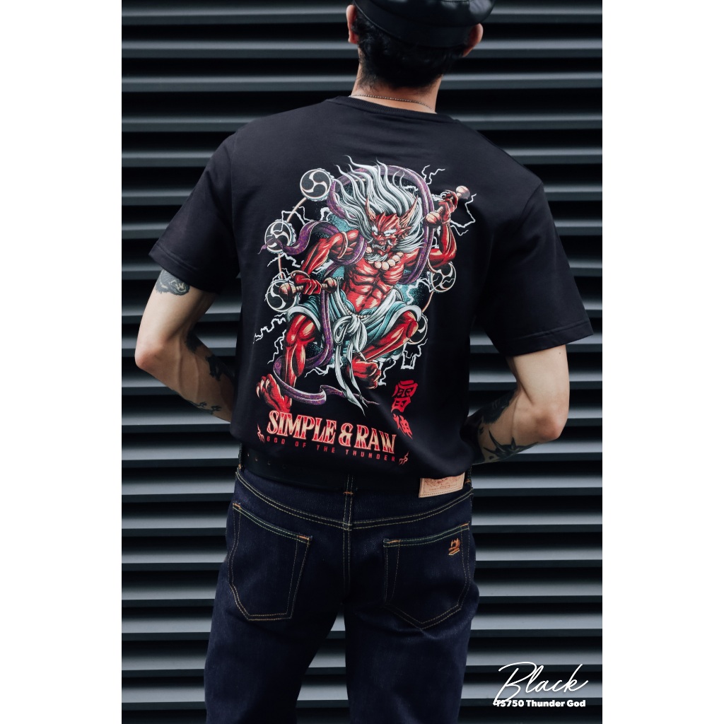 Simple&Raw - เสื้อยืด TS750 Thunder God