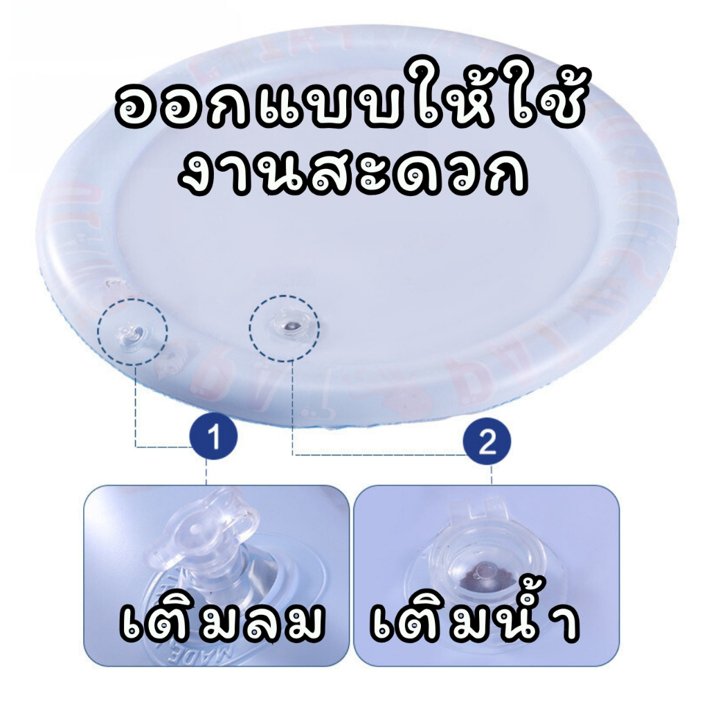 📌พร้อมส่งด่วนจากกรุงเทพ📌 ที่นอนเย็น เบาะน้ำพองลม เสื่อน้ำเด็ก เสื่อน้ำสัตว์เลี้ยง ของเล่นเด็ก - รูปที่ 2